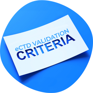 what is eCTD validations criteria cropped